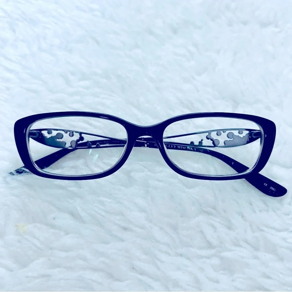 Badgley Mischka 2660 Black Corina Plastic/Metal Eyeglasses Frame Only w/ case